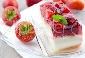 Erdbeerschnitte / strawberry cream cake