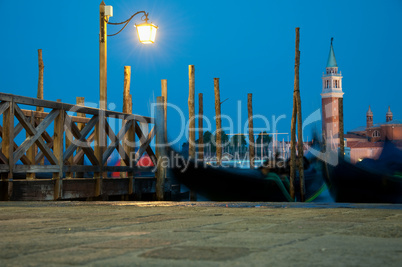 Blaue Stunde in Venedig