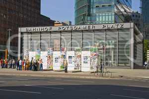 Bahnhof Potsdamer Platz in Berlin