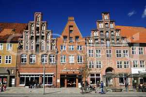Giebelhäuser in Lüneburg
