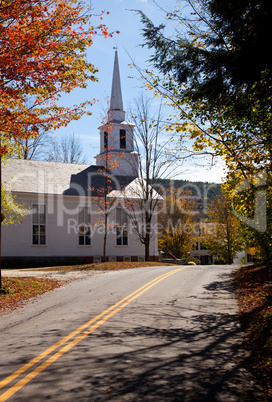 Grafton Church in Fall