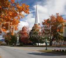 Manchester Vermont in Fall