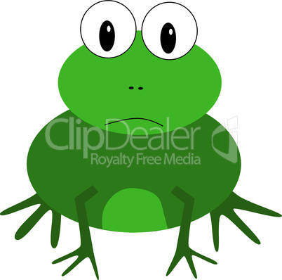 Cartoon-Frosch