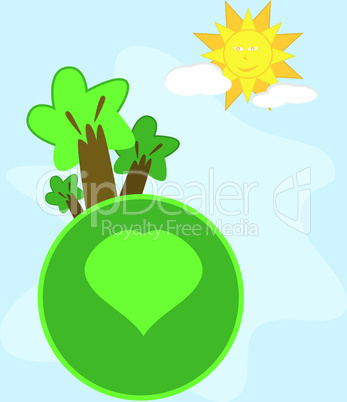 Grüner Planet