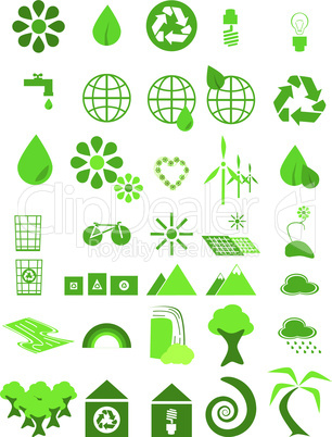 Umwelt-Icons