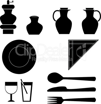 Küchen-Symbole