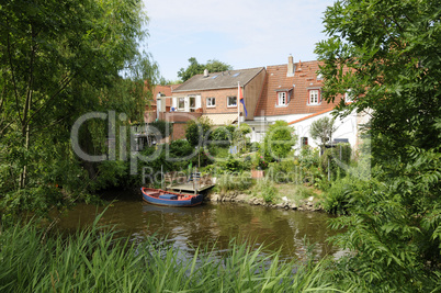 Gracht in Friedrichstadt