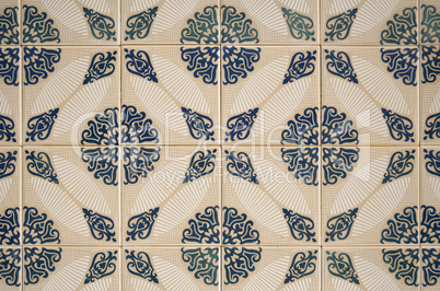 Ornamental old tiles