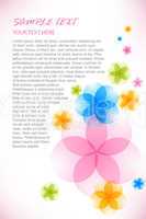 bright floral background