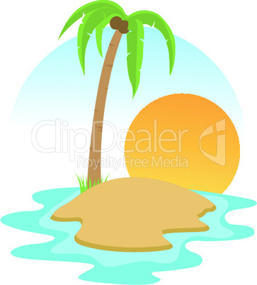 illustration of vector beach