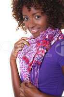 junge Frau mit Schal
