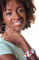 African woman with bangles