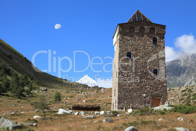 tower in mountains