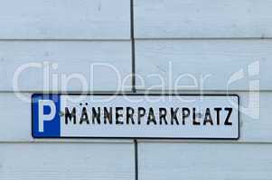 Männerparkplatz