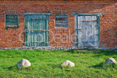 Detail eines alten Hauses