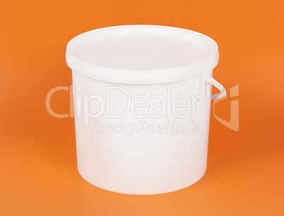 white bucket