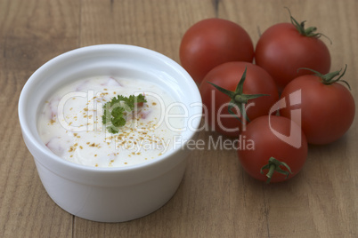 Tomaten Raita - Tomatoes Raita