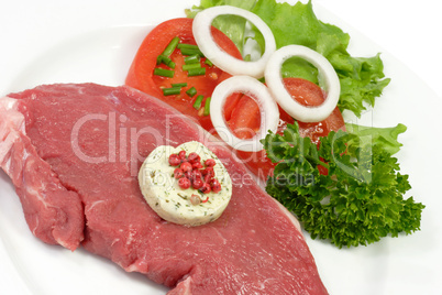 Rumpsteak mit Kräuterbutter