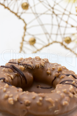 Weihnachtlicher Nougatkuchen - Christmas Nougat Cake