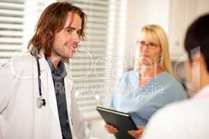 Doctors and Nurses Having Conversation