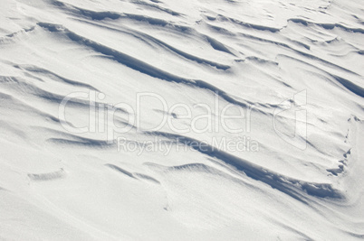 snowy desert field