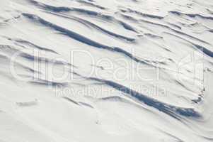snowy desert field