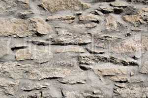 stone wall with cement