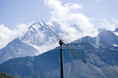 mountain wind turbine