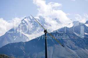 mountain wind turbine