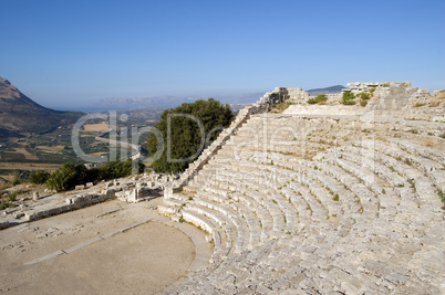 The Theatre of Segesta in Sicily