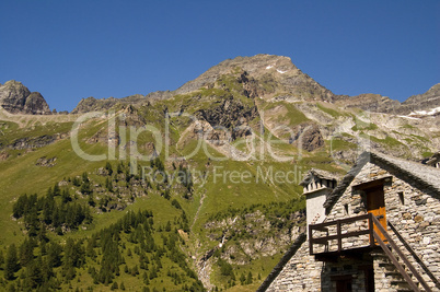 "Rebbio" mount in the italian Alps