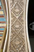 Moorish style stucco background
