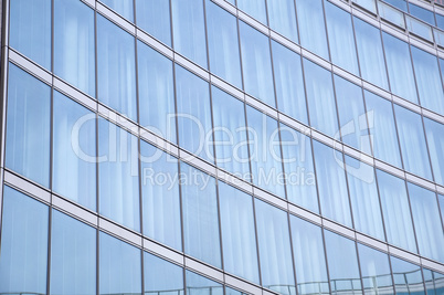 Modern building glass reflections