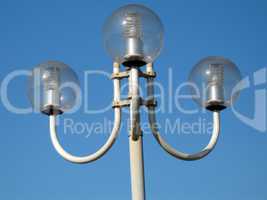 round streetlamps