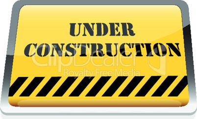 under construction board