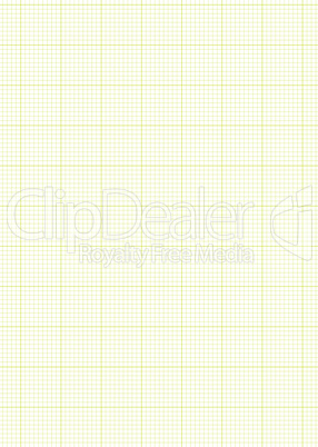 Graph paper A4 sheet green
