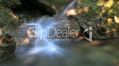 time lapse water flow