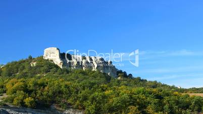 time lapse. Mountains, sky, Crimea.