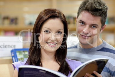 couple reading a book