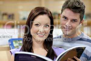 couple reading a book