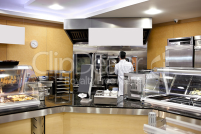 baker preparing breads and baguettes