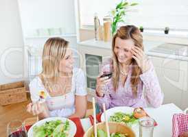 Two women in the kitchen