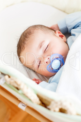 Portrait of a sleeping baby