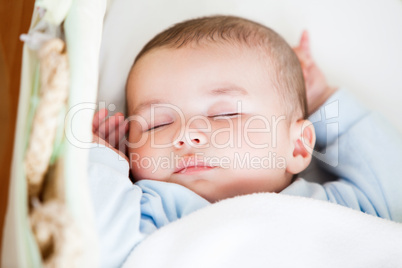 Portrait of a sleeping baby