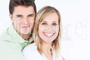 couple smiling at the camera