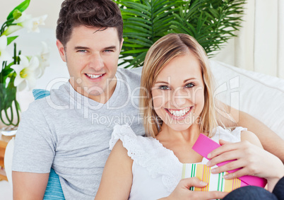 couple smiling at the camera