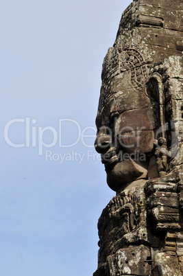 bayon temple face