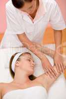 Body care - woman hand massage