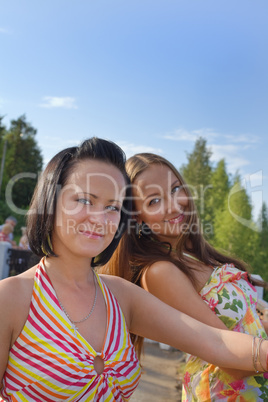 beautiful smiling girls