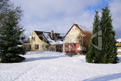 Garten im Winter - garden in winter 01